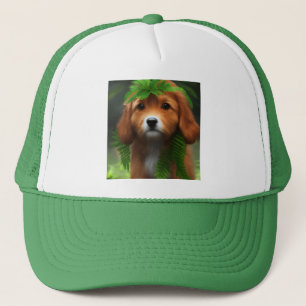 Lucy The Labrador Puppy, Trucker Hat