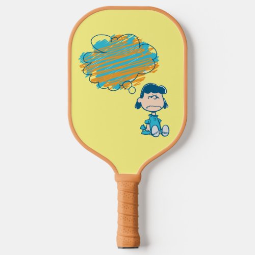 Lucy Upset Thoughts Pickleball Paddle