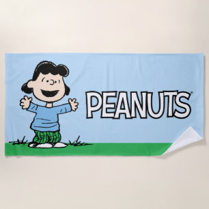 Lucy With Arms Wide Beach Towel