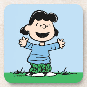 Lucy With Arms Wide Beverage Coaster