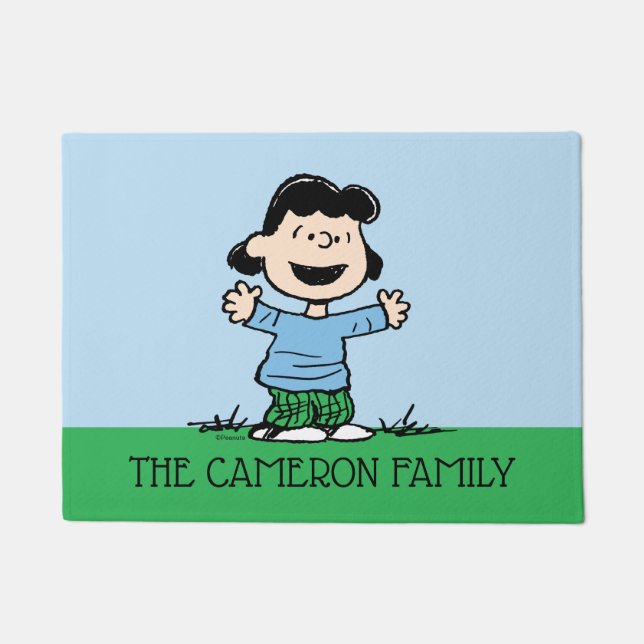 Lucy With Arms Wide Doormat (Front)