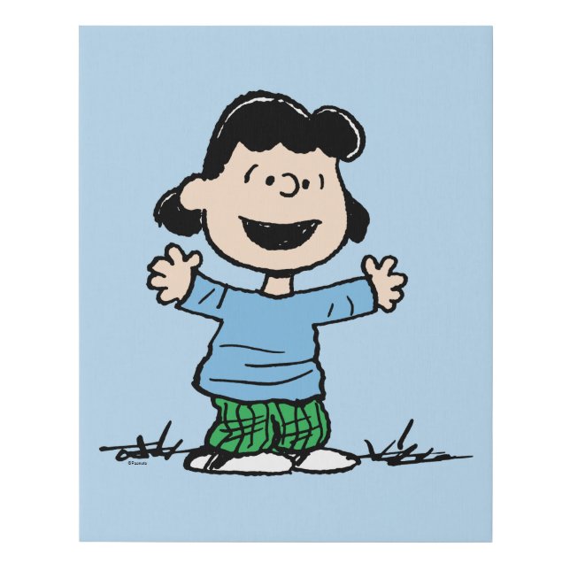 Lucy With Arms Wide Faux Canvas Print (Front)