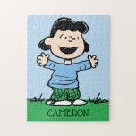 Lucy With Arms Wide Jigsaw Puzzle<br><div class="desc">Check out this cute character art of Lucy in a sweater with her arms out wide.</div>