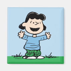 Lucy With Arms Wide Magnet