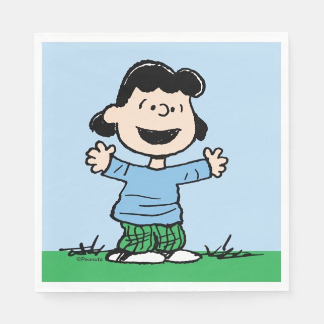 Lucy With Arms Wide Napkins (Front)