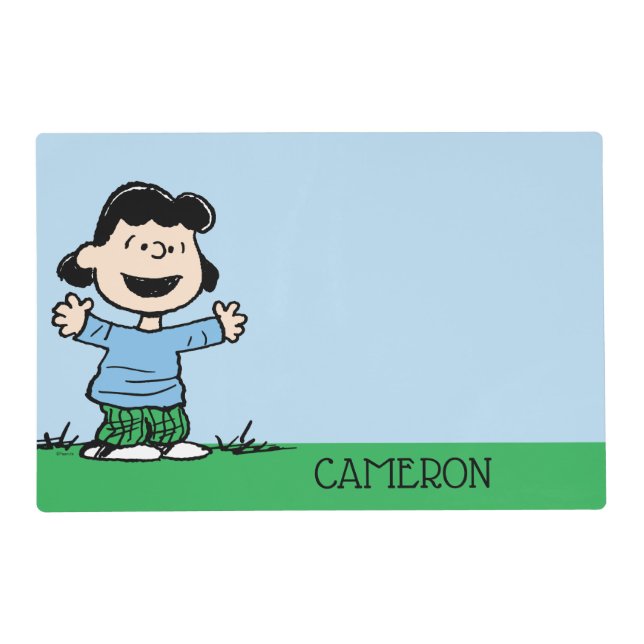 Lucy With Arms Wide Placemat (Front)