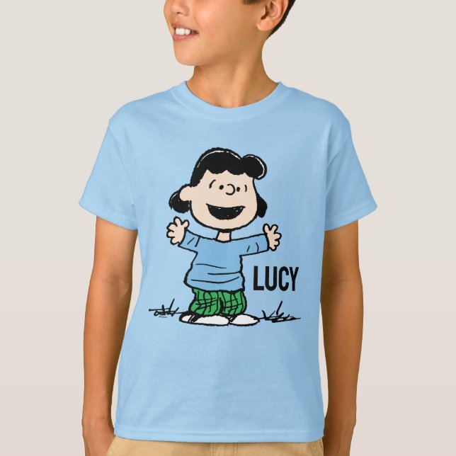Lucy With Arms Wide T-Shirt (Front)