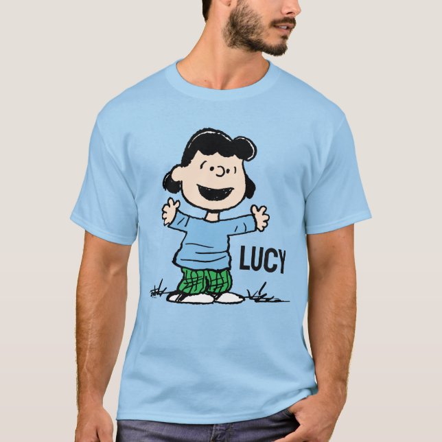 Lucy With Arms Wide T-Shirt (Front)