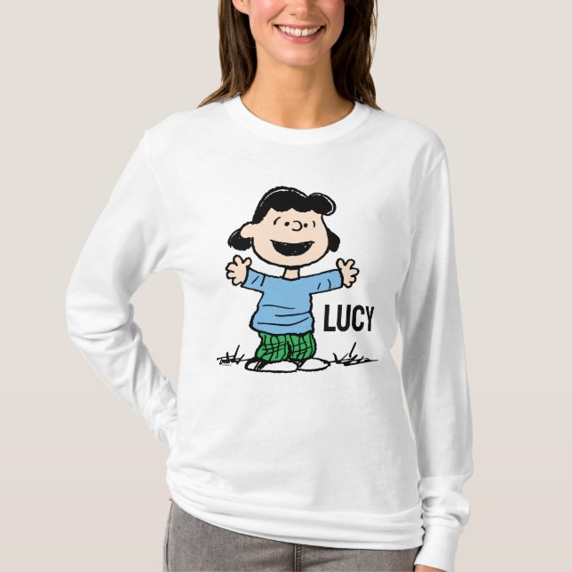 Lucy With Arms Wide T-Shirt (Front)