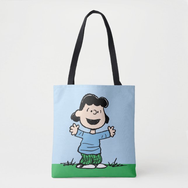 Lucy With Arms Wide Tote Bag (Front)