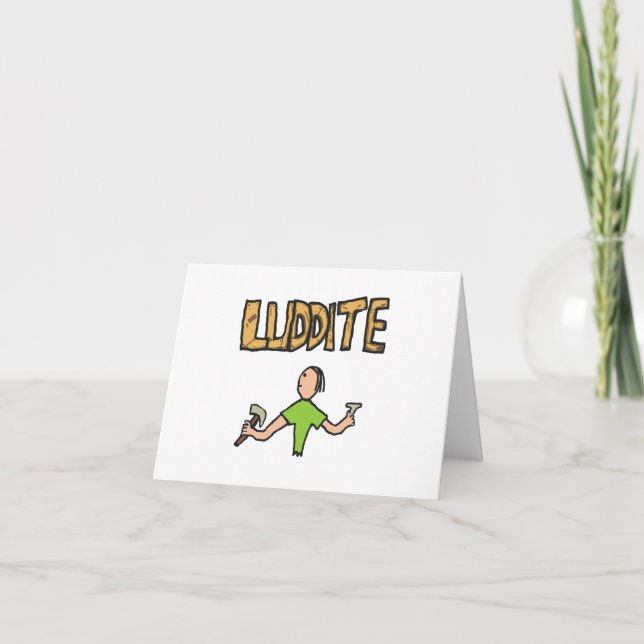 Luddite Card (Front)