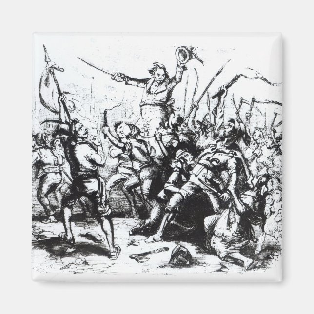 Luddite Rioters, 1811-12 Magnet (Front)