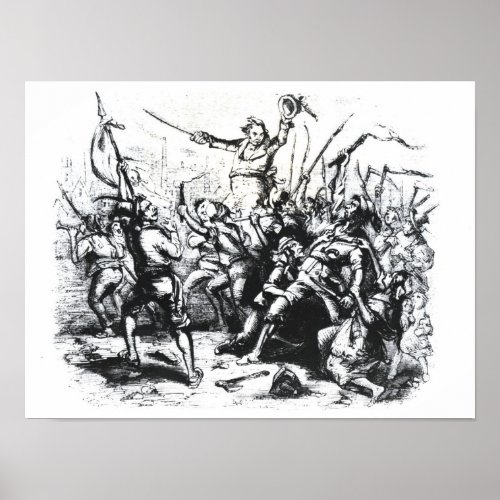 Luddite Rioters Poster