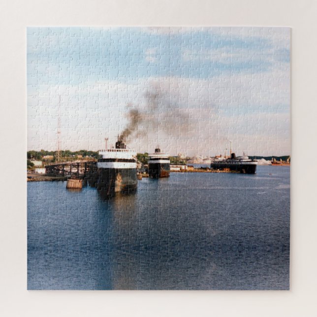 Ludington Car/Rail Ferries jigsaw puzzle (Vertical)