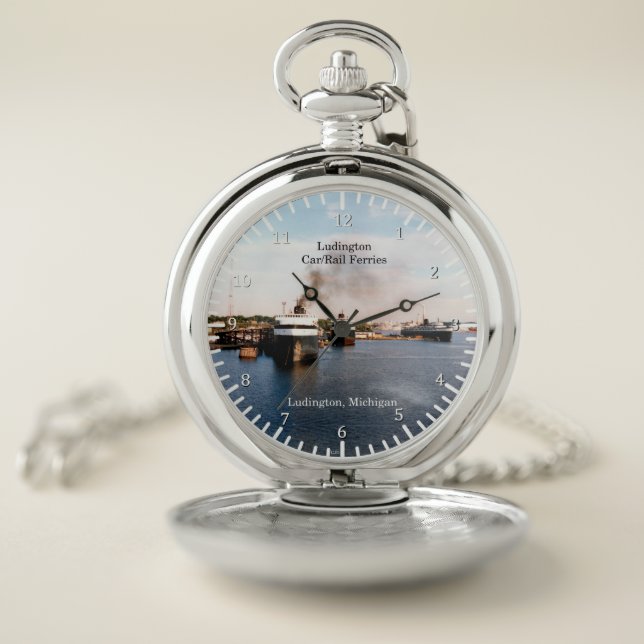 Ludington Car/Rail Ferries pocket watch (Inside)