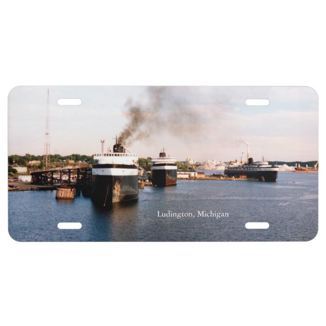 Ludington Ferries license plate (Front)