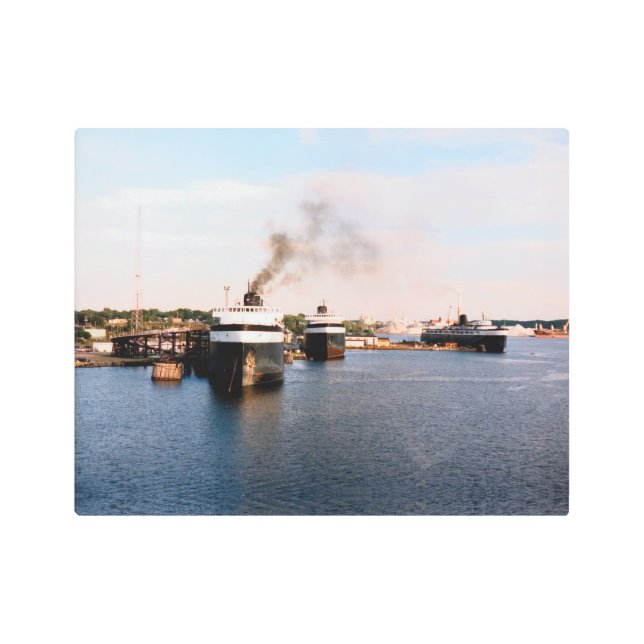 Ludington Ferries metal wall art (Front)