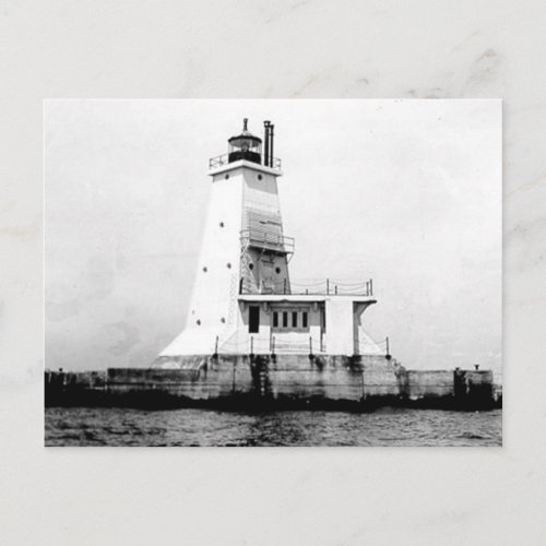 Ludington Lighthouse Postcard