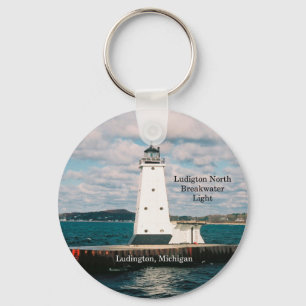 Ludington North Breakwater Light key chain