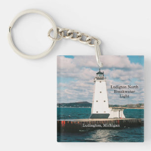 Ludington North Breakwater Light key chains