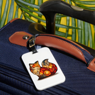 Ludky Fox Charm Travel Luggage Tag
