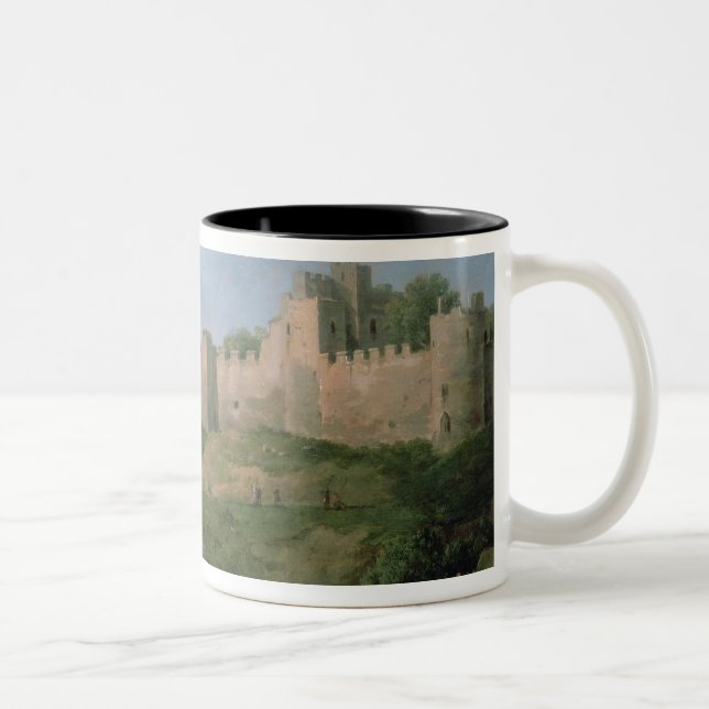 Ludlow Castle Two-Tone Coffee Mug (Right)