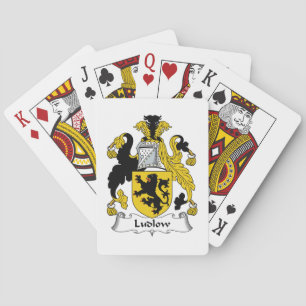 Ludlow Family Crest Poker Cards