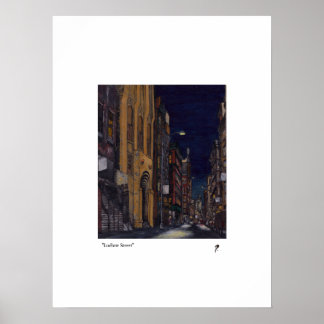 "Ludlow Street" limited edition print(50) Poster