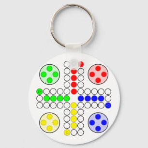 Ludo Classic Board Game Keychain