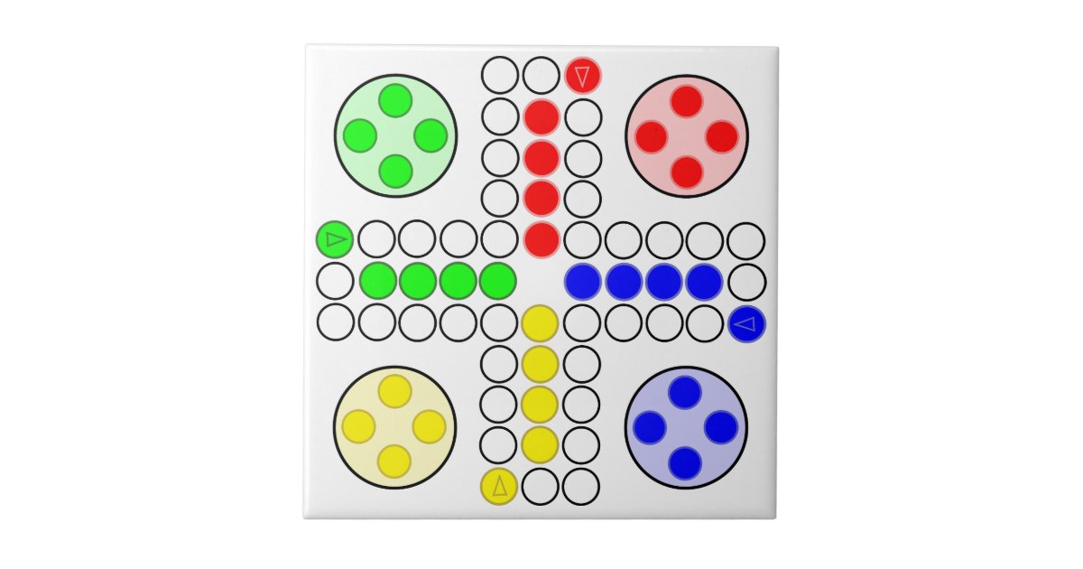 Premium Photo  Family ludo board game ready to print design on a