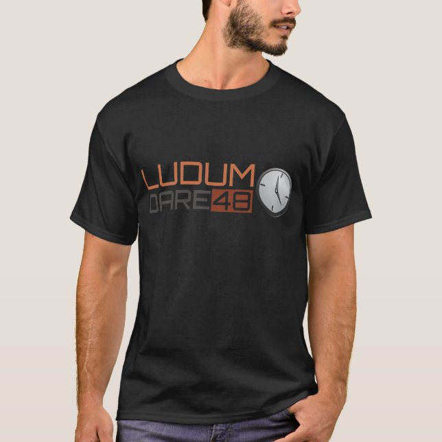 Ludum Dare Shiny Clock T-Shirt (Front)