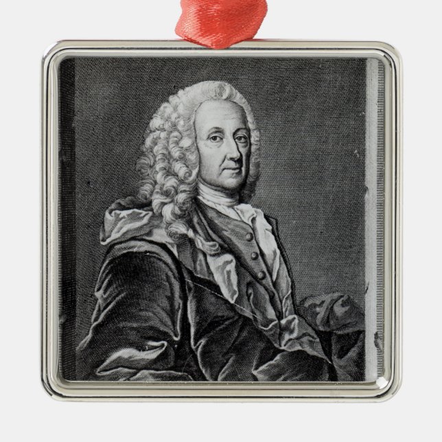 Ludvig Holberg Metal Ornament (Front)