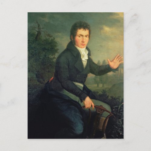 Ludvig van Beethoven  1804 Postcard
