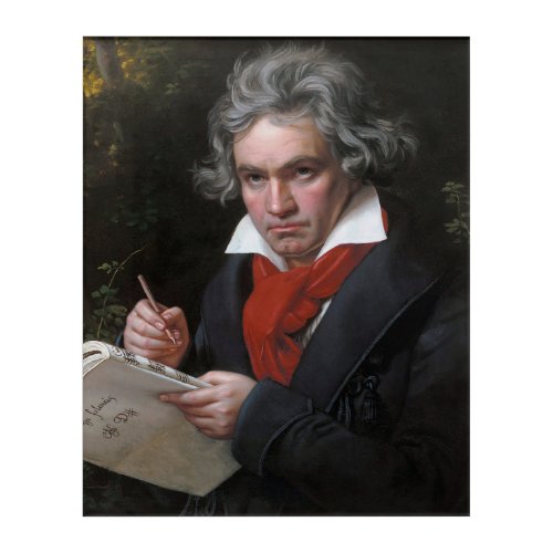 Ludwig Beethoven Symphony Classical Music Composer Acrylic Print