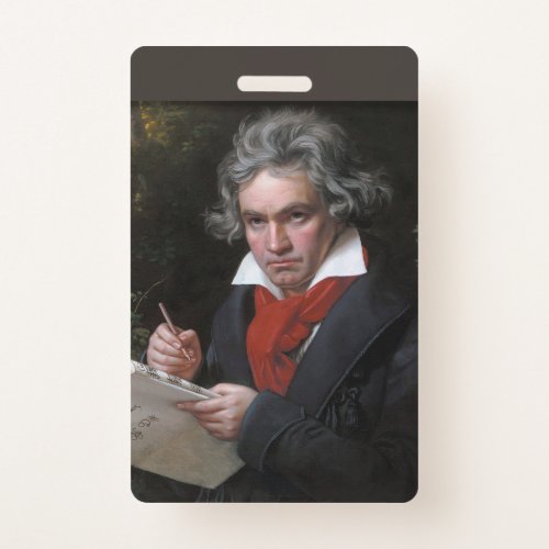 Ludwig Beethoven Symphony Classical Music Composer Badge