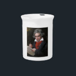 Ludwig Beethoven Symphony Classical Music Composer Beverage Pitcher<br><div class="desc">Among the many celebrated works of Ludwig van Beethoven, the Missa Solemnis is perhaps Ludwig van Beethoven most mysterious. The composer himself regarded it as his greatest composition, a culmination of his life-long desire to join music and philosophy. Jan Swafford called the Missa Solemnis "the greatest piece never heard.” This...</div>