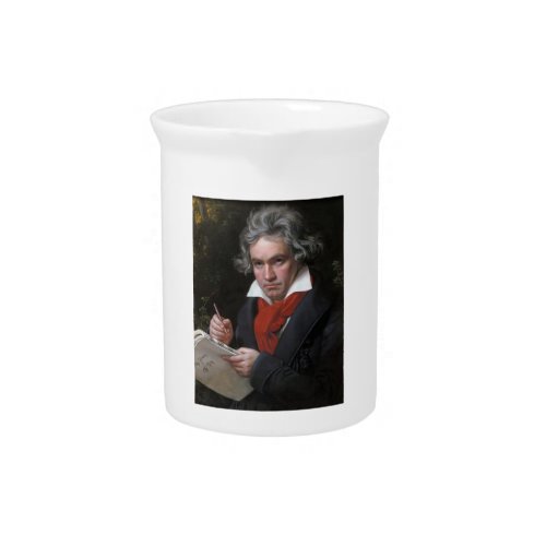 Ludwig Beethoven Symphony Classical Music Composer Beverage Pitcher