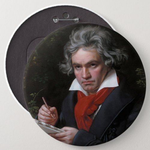 Ludwig Beethoven Symphony Classical Music Composer Button