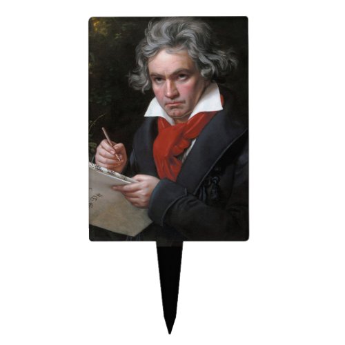 Ludwig Beethoven Symphony Classical Music Composer Cake Topper