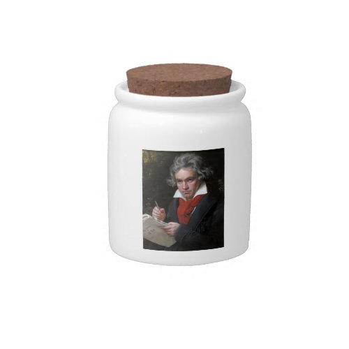 Ludwig Beethoven Symphony Classical Music Composer Candy Jar