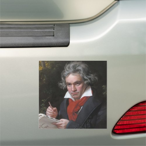 Ludwig Beethoven Symphony Classical Music Composer Car Magnet