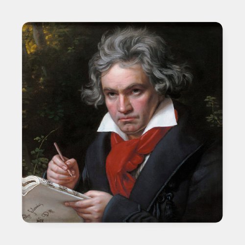 Ludwig Beethoven Symphony Classical Music Composer Coaster Set