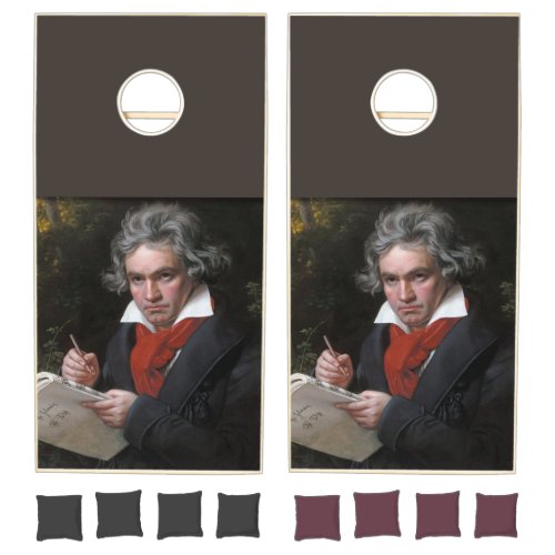 Ludwig Beethoven Symphony Classical Music Composer Cornhole Set