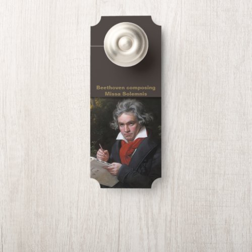 Ludwig Beethoven Symphony Classical Music Composer Door Hanger