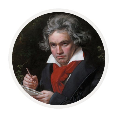 Ludwig Beethoven Symphony Classical Music Composer Edible Frosting Rounds