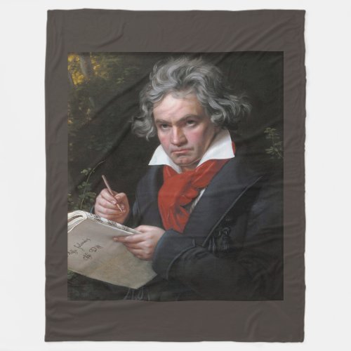 Ludwig Beethoven Symphony Classical Music Composer Fleece Blanket
