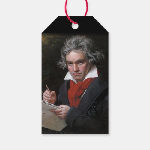 Ludwig Beethoven Symphony Classical Music Composer Gift Tags