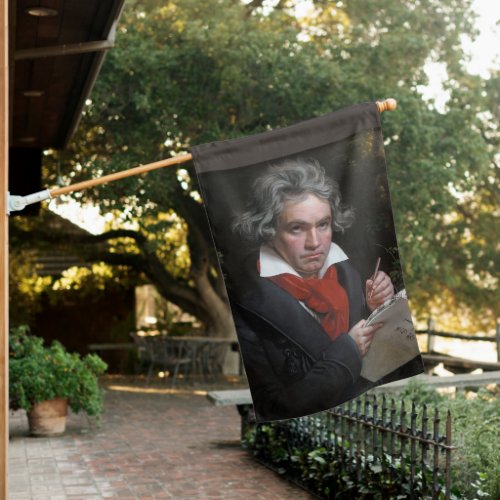 Ludwig Beethoven Symphony Classical Music Composer House Flag