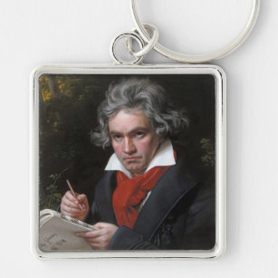 Ludwig Beethoven Symphony Classical Music Composer Keychain