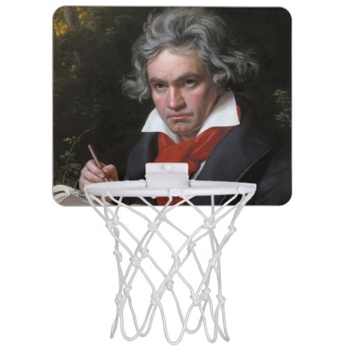 Ludwig Beethoven Symphony Classical Music Composer Mini Basketball Hoop
